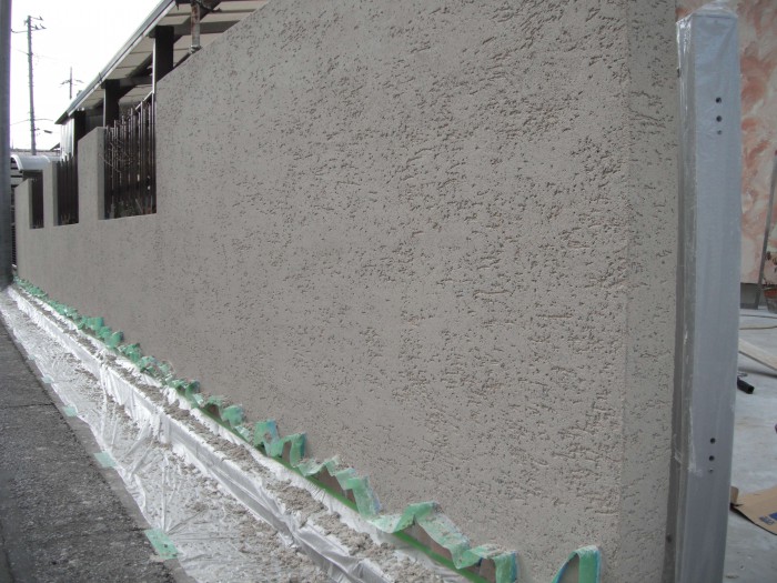 ブロック塀　塗装